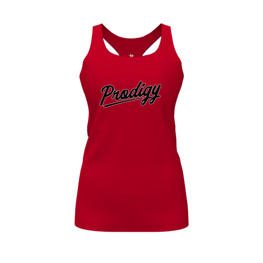 [FT0TRBRD-FYS-LOGO2] Decker Racerback Tank Top (Female Youth S, Red, Logo 2)