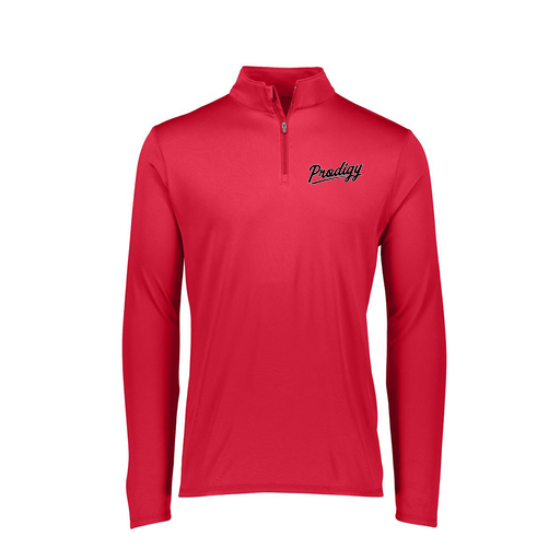 [FTLQFLRD-FAXS-LOGO2] Decker Women's Flex-Lite 1/4 Zip Shirt (Female Adult XS, Red, Logo 2)